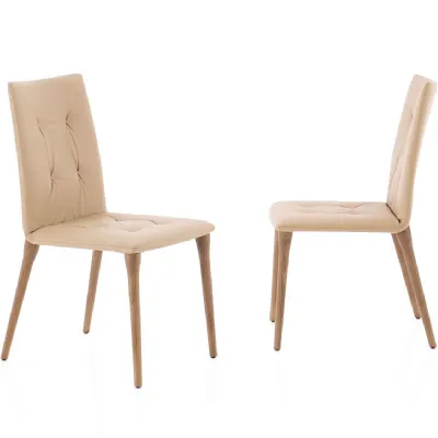 Sedia con schienale alto 4 gala outlet Diotti.com a prezzo scontato
