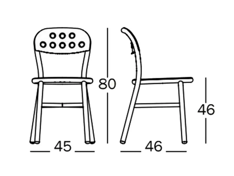 Sedia Pipe Chair Magis in alluminio con un grande sconto!