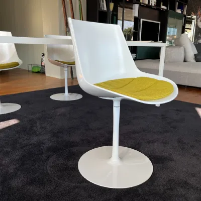 Sedia girevole Flow chair di Mdf a prezzo scontato