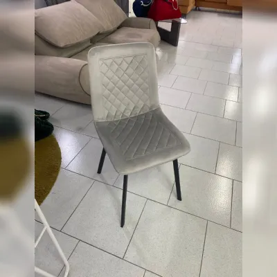 SEDIA Md work 4 sedie velluto luxury fine serie PREZZI OUTLET