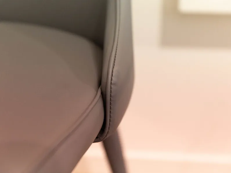 Sedia senza braccioli N. 4 sedie artigianali grigie  Artigianale a prezzo scontato