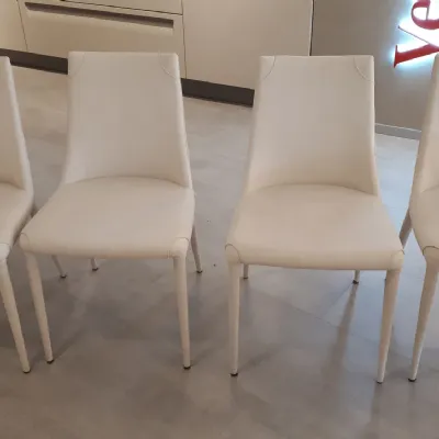 Sedia Sedia aperol nabuk chiaro Ozzio in OFFERTA OUTLET