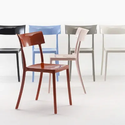 Sedia senza braccioli Catwalk Kartell a prezzo Outlet