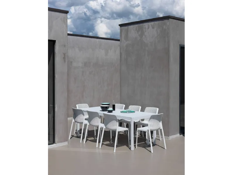Set da giardino Set tavolo rio con sedie bit a marchio Nardi a prezzo ribassato
