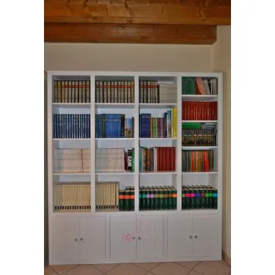 Libreria Art.450-libreria in legno stile moderno di Mirandola nicola e cristano scontata del 68%