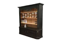 Libreria Grande arredo in legno Livingstone a prezzo Outlet