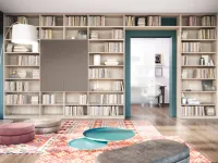Libreria in laminato materico stile moderno Mobile-biblioteca del progr. small & large scontato del 40% Furlan