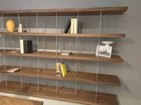 Libreria Studio renzo piano design  in stile design di Riva 1920 in OFFERTA OUTLET 