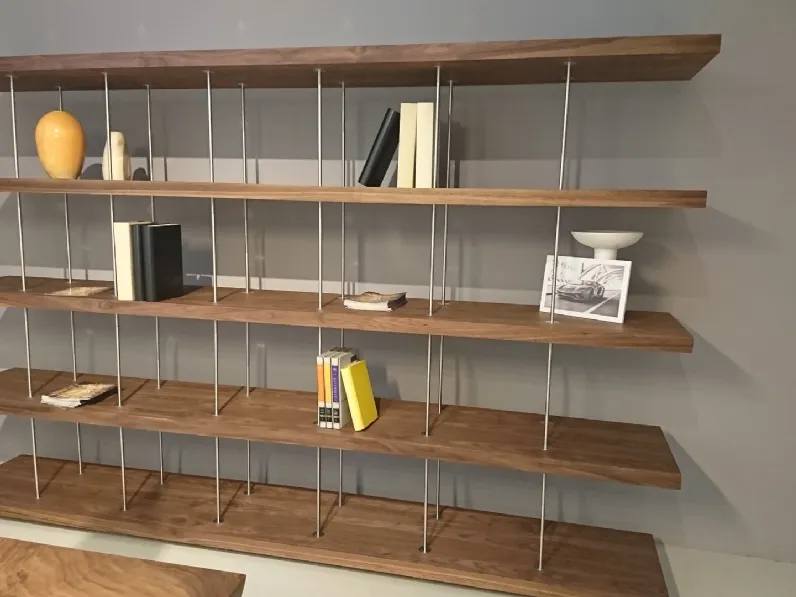 Libreria Studio renzo piano design  in stile design di Riva 1920 in OFFERTA OUTLET 