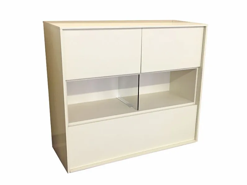 Madia in laccato opaco stile moderno Thesis credenza Tisettanta