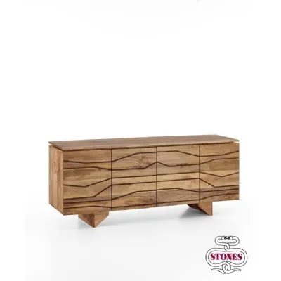 Madia in legno stile design modello Chitra by Stones