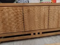 Madia in legno stile design Orientale intagliata a mano Artigianale