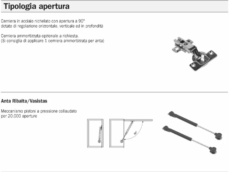 Madia in stile moderno Artigianale in laccato opaco Offerta Outlet