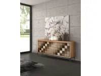 Madia Madia modello a scacchi Artigianale in legno in Offerta Outlet