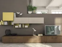 Porta tv in melamminico stile design Living a terra Lube cucine