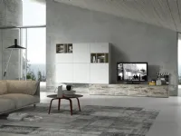 Porta tv in stile moderno Siloma in melamminico Offerta Outlet