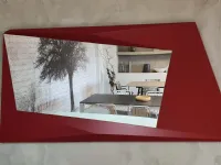 Specchio design Bigxy amaranto di Ozzio a prezzo Outlet