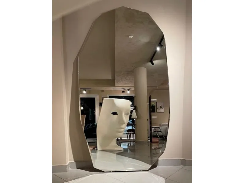Specchio moderno Glas kooh-i-noor di Glas italia a prezzo Outlet