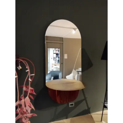 Specchio moderno Brame ovale di Mogg a prezzo Outlet