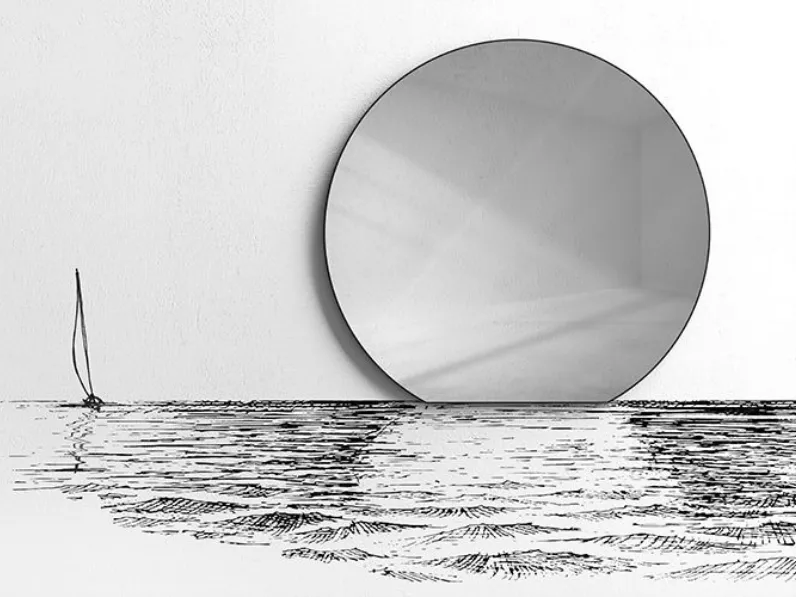 Specchio Sunset di Minotti italia in stile design SCONTATO 