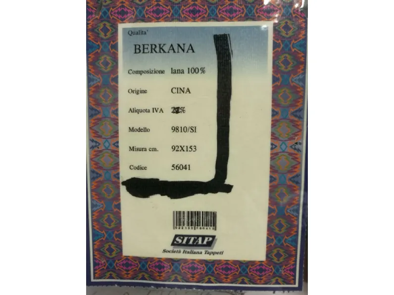 Tappeto modello Berkana Sitap in lana  a prezzo Outlet