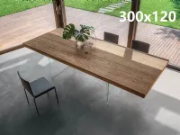 Tavolo rettangolare in legno Air 300x120 di Lago in Offerta Outlet