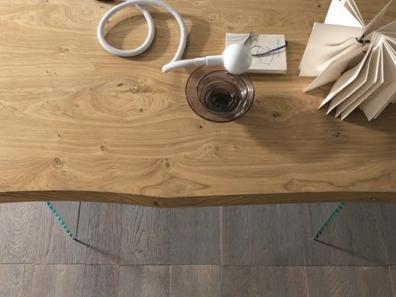 Tavolo rettangolare in legno Meridiano di Altacom in Offerta Outlet