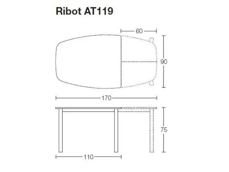 Tavolo Ribot di Altacom scontato del 30%