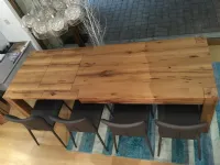 Tavolo artigianale allungabile rovere vecchio