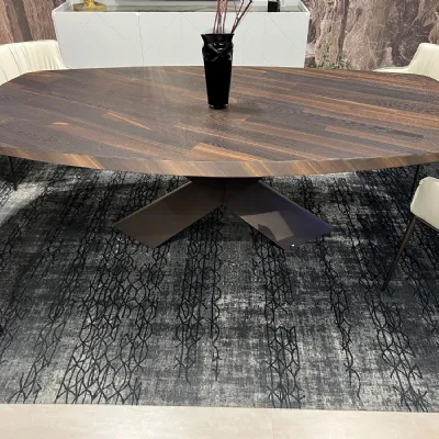 Tavolo Cattelan italia Tyron wood PREZZI OUTLET -36%