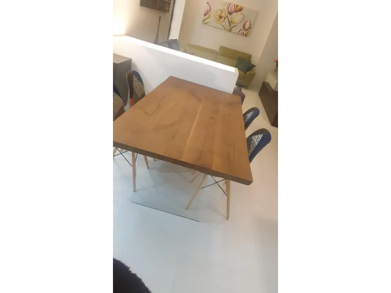 Tavolo in legno rettangolare Class Clessidra a prezzo ribassato