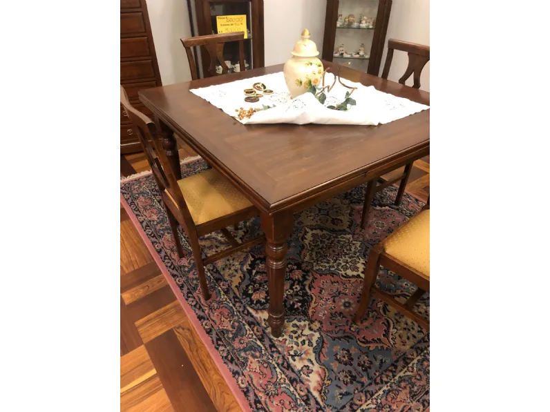 Tavolo in legno quadrato Classic Artigianale a prezzo scontato