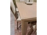 Tavolo rettangolare in legno Cv 474, sedie uniche Prezioso in offerta outlet.