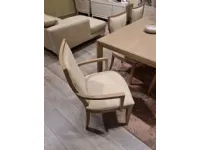 Tavolo rettangolare in legno Cv 474, sedie uniche Prezioso in offerta outlet.