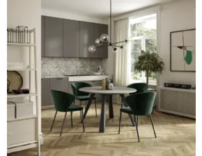 Tavolo in laminato rotondo Convivio Easyline a prezzo ribassato