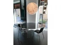 Tavolo rotondo in vetro Air tondo vetro di Lago in Offerta Outlet