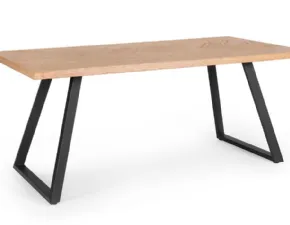 Tavolo in legno e resina rettangolare Dukat Bizzotto a prezzo scontato