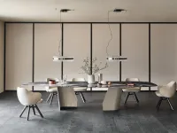 Tavolo sagomato Senator di Cattelan Italia: design unico ed elegante!