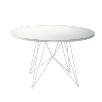 Tavolo rotondo Magis x3 bianco, scontato del 62%. Diametro: 90 cm.