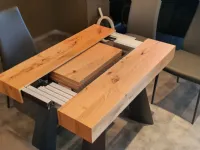 Tavolo Flap Ozzio in legno Consolle allungabile