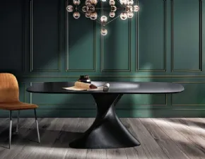 Tavolo in laccato ovale Matrix Max home a prezzo ribassato