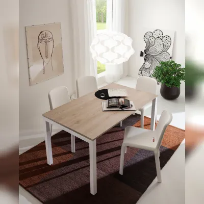 Tavolo in laminato rettangolare Luigi La primavera in offerta outlet