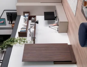 Tavolo in laminato rettangolare Slide Clever a prezzo scontato