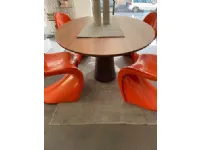 Tavolo in legno ellittico Podium Bontempi in offerta outlet