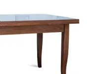Tavolo in legno quadrato Asolo Artigianale in offerta outlet