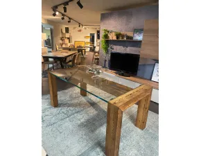 Tavolo in legno rettangolare Affinità Zamagna in offerta outlet
