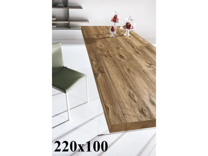 Tavolo Air 220x100 fisso wildwood Lago a prezzo ribassato