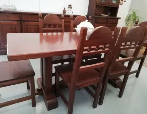 Tavolo in legno rettangolare Armonia Artigianale a prezzo ribassato