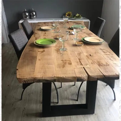 Tavolo in legno rettangolare Castanea Collezione esclusiva a prezzo scontato