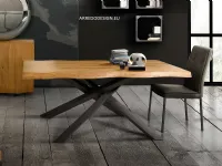 Tavolo in legno rettangolare * cross Artigianale a prezzo scontato